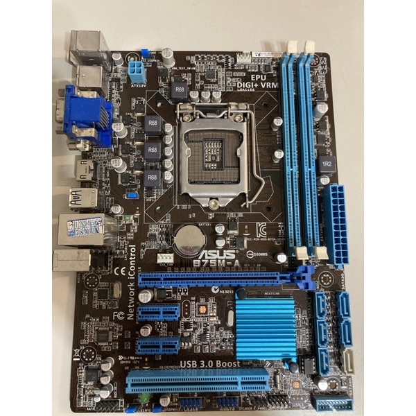 asus 華碩 b75 b75m-a 主機板 intel lga1155