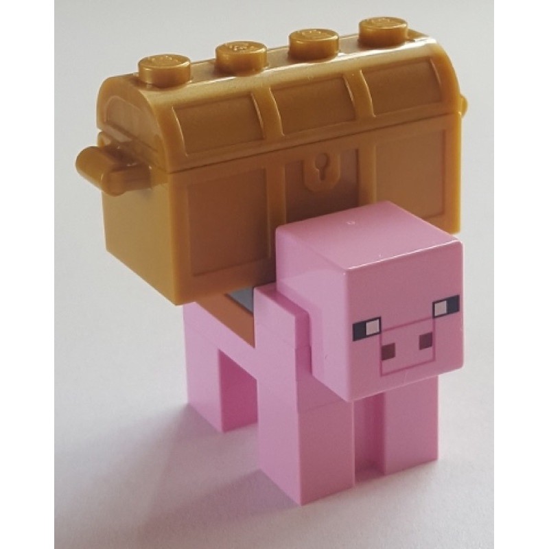 樂高 lego 21163 寶箱豬 minecraft pig 創世神