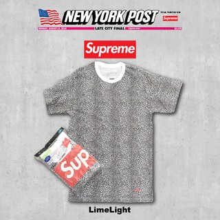 ☆LimeLight☆ Supreme x Hanes Leopard Tagless Tee 動物紋 素TEE 豹紋