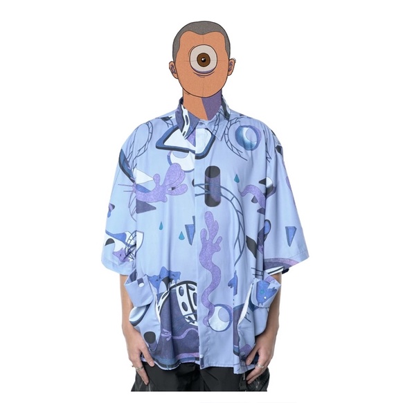 OCTO GAMBOL Drop3 / 02 ST053 Park Shirt (Blue) octo襯衫