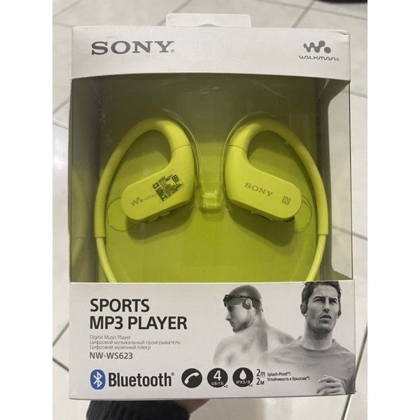 ［二手真品]SONY高階無線藍芽耳機 NW-WS623 9成新(贈耳機隨身盒)