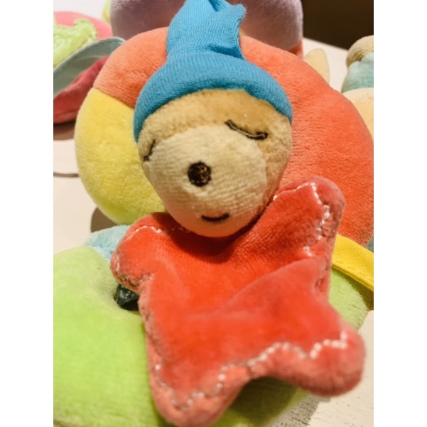 嬰幼兒 Kaloo絨毛玩具 （法國原裝二手）附原廠包裝 贈有機棉小兔子 玩偶