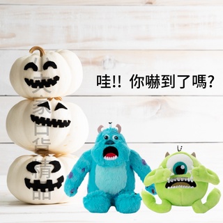 ★小夫玩具屋★ TAKARA TOMY 皮克斯 怪獸電力公司 毛怪 大眼仔 驚嚇表情包 吊飾娃娃 揹包娃娃 聖誕節禮物