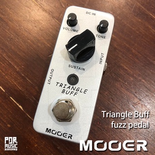 【搖滾玩家樂器】全新免運公司貨 送導線 Mooer Triangle Buff Fuzz 模糊 破音 效果器 單顆 法茲