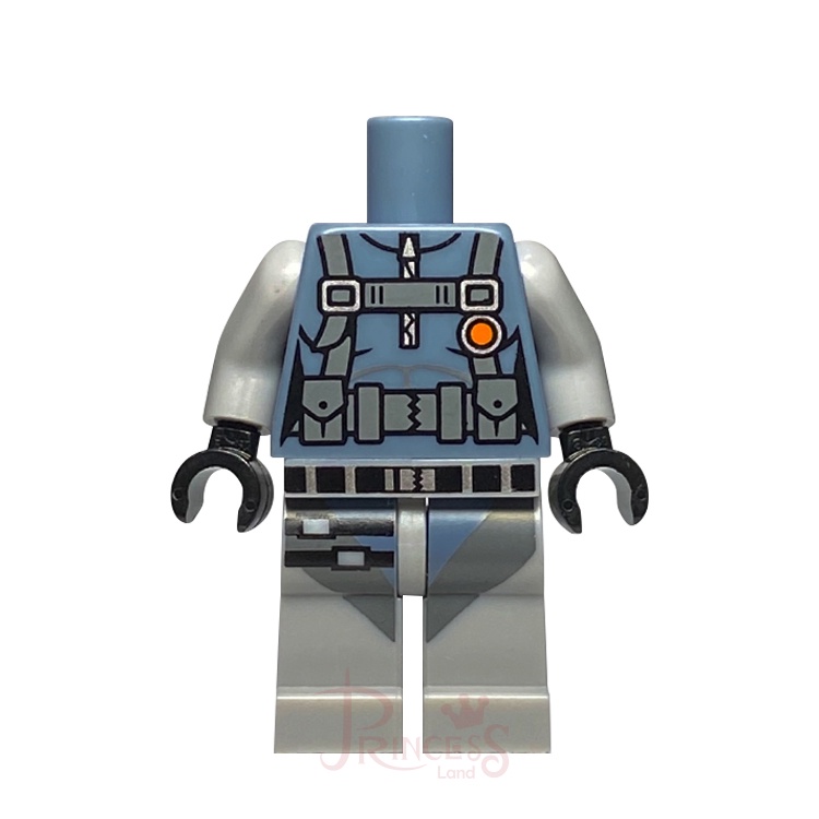 公主樂糕殿 LEGO 樂高 71019 旋風忍者 軍裝 特種部隊 身體+腳 沙藍色/淺灰 coltlnm13 A155