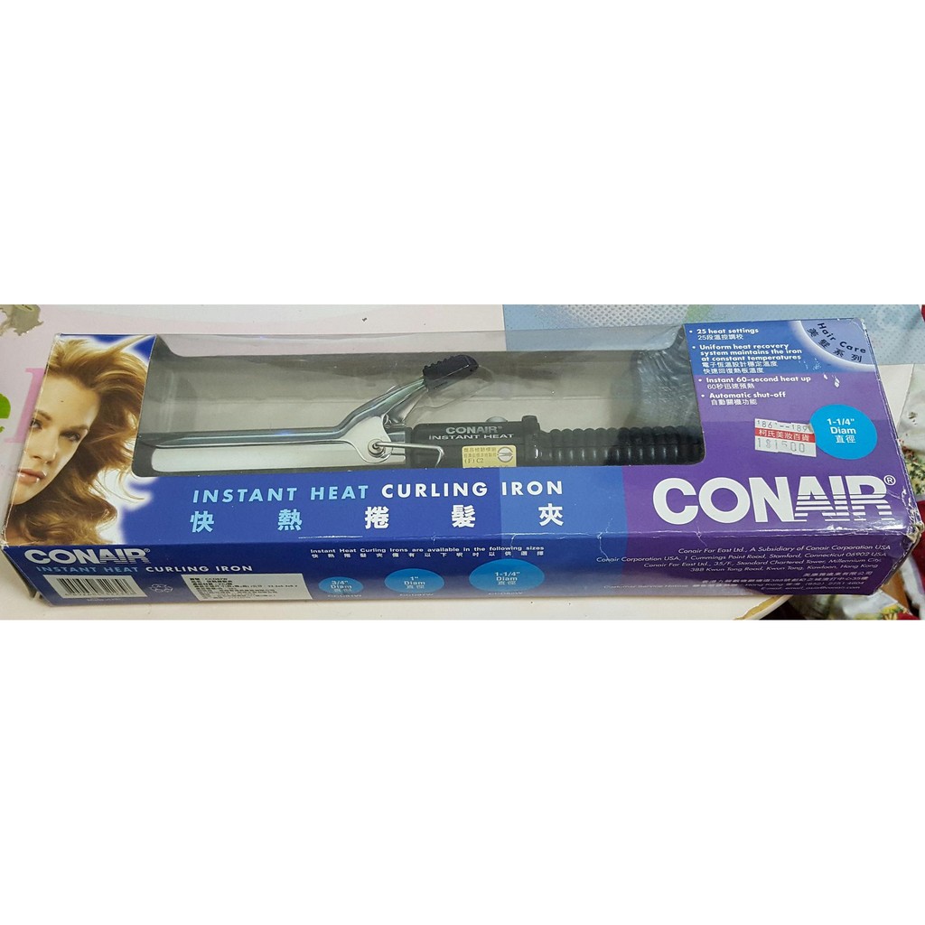 誠可議價 CONAIR 快熱捲髮夾 電捲棒 1又1/4吋 (32mm) 二手