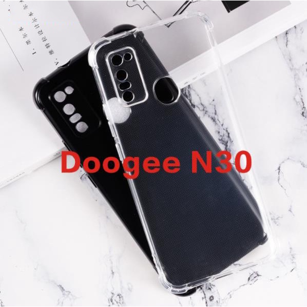 Doogee N30 6.55 英寸凝膠矽膠手機保護後殼保護殼的軟 TPU 手機殼