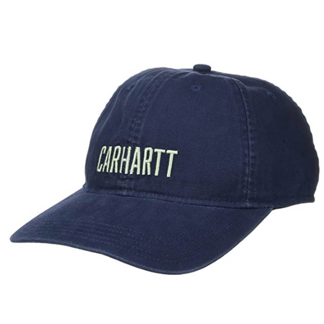 CARHARTT 美線 104188 Canvas Graphic Cap 老帽 / 棒球帽 (深藍) 化學原宿