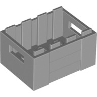 磚家 LEGO 樂高 淺灰色 手提箱 籃子 提籃 Container Crate with Handhold 30150