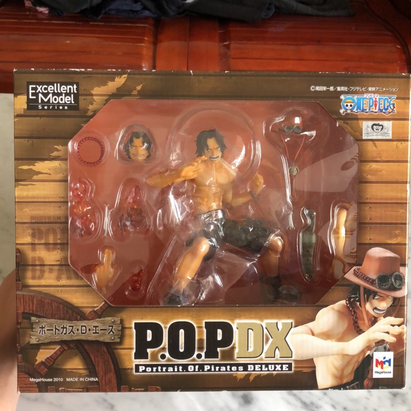 現貨pop Dx Excellent Model 海賊王航海王日初版火拳艾斯稀有公仔 蝦皮購物