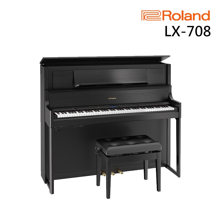 小叮噹的店 - Roland LX-708 88鍵 旗艦級 直立式 數位鋼琴 電鋼琴 霧黑