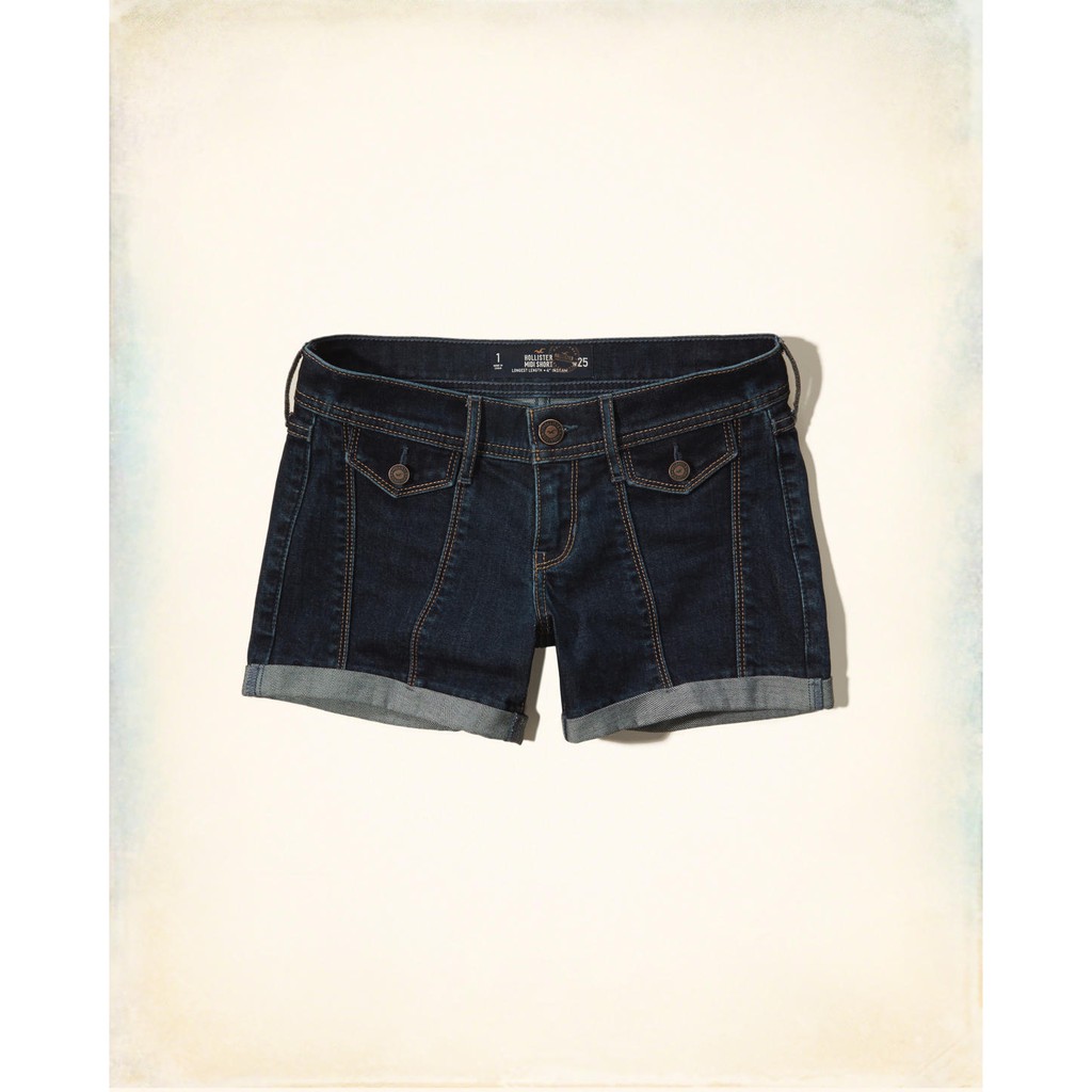 hollister midi shorts