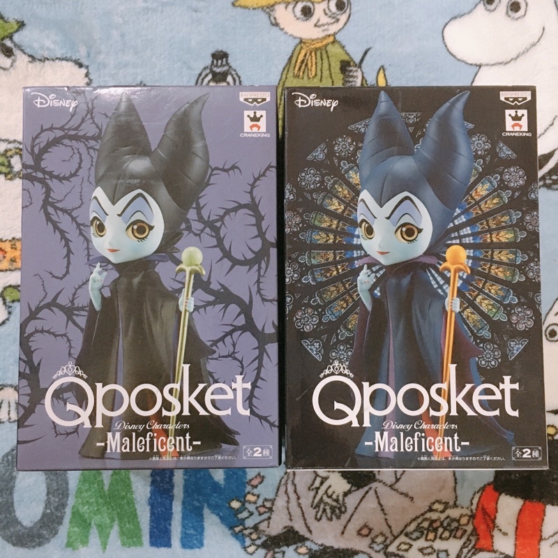 日本 正版 日版 代理版 qposket 迪士尼 公主公仔 黑魔女 原色 異色 一套