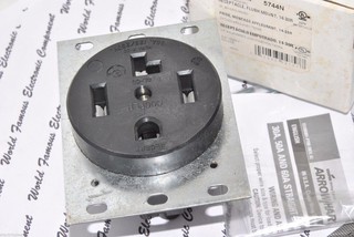 美國 COOPER 5744N 30A 125/250V AC NEMA 14-30R 大電流插座