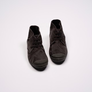 CIENTA 西班牙帆布鞋 U60777 01 黑色 黑底 洗舊布料 童鞋 Chukka