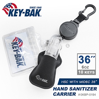 "電筒魔" 全新 公司貨 KEY-BAK MID6C 系列 36”伸縮鑰匙圈+瓶裝袋 # 0KBP-0194