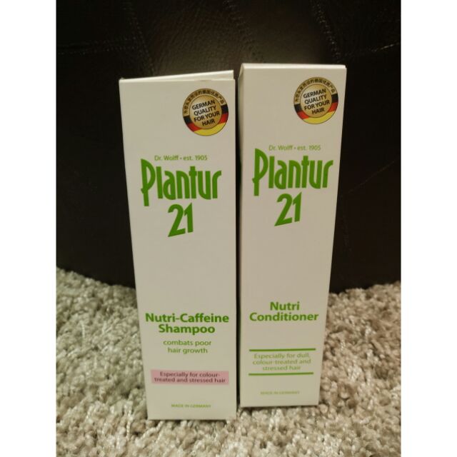 Plantur 21 營養與與咖啡因 洗髮露250ml+護髮素150ml