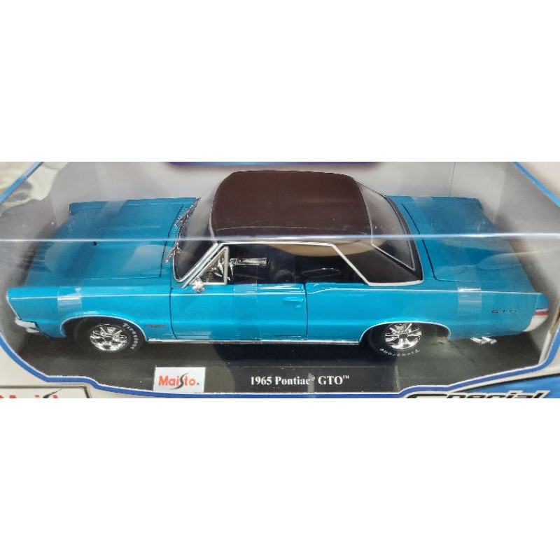 【小如的店】COSTCO好市多代購~Maisto 美馳圖 1:18收藏模型車-1965 Pontiac GTO