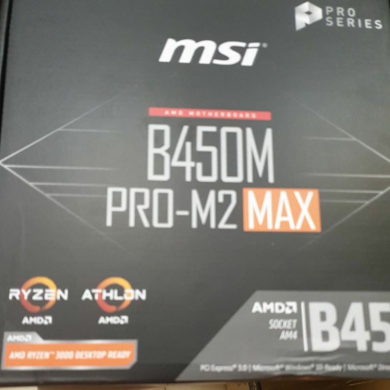 msi b450m pro -m2 全新 四年保固