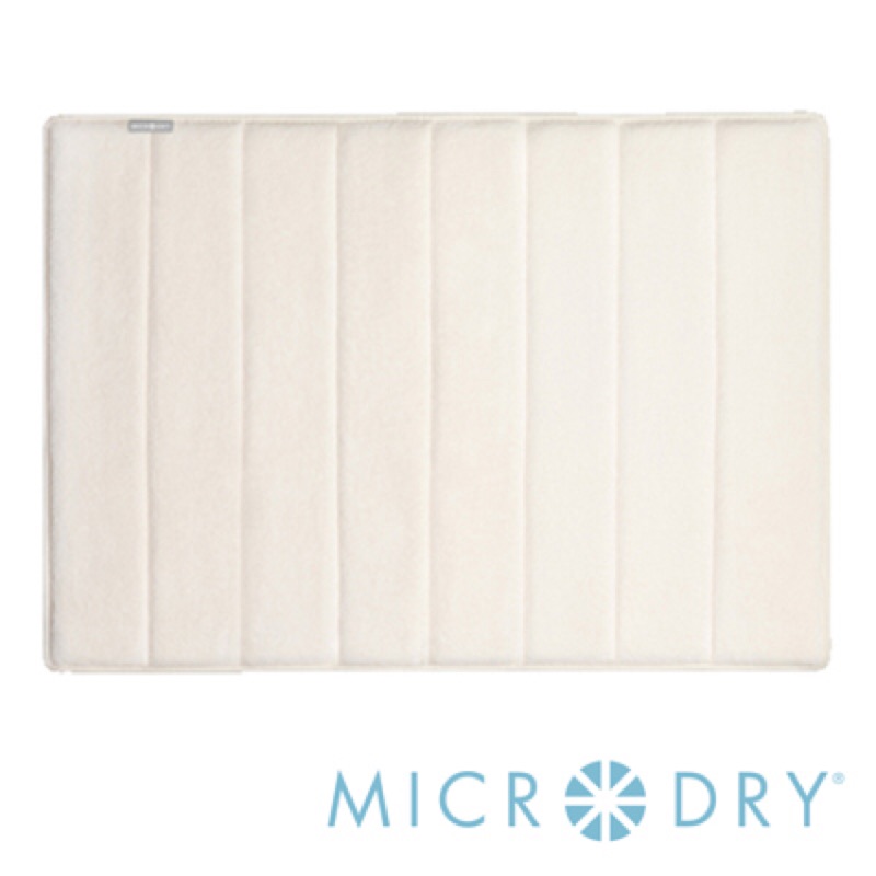 Microdry Bath Mat 舒適記憶綿浴墊 S象牙白 蝦皮購物