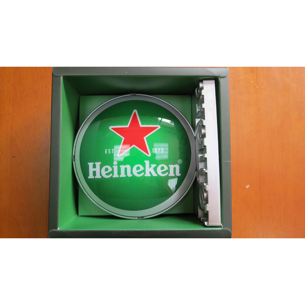 Heineken海尼根 星傳奇小圓招 絕版 夜燈 招牌燈 (USB充電)