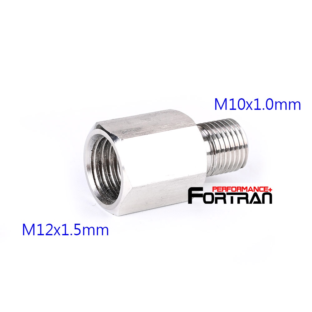 白鐵SUS304轉接頭 M12x1.5mm 母牙 to M10x1.0mm 公牙 重機水溫表轉接