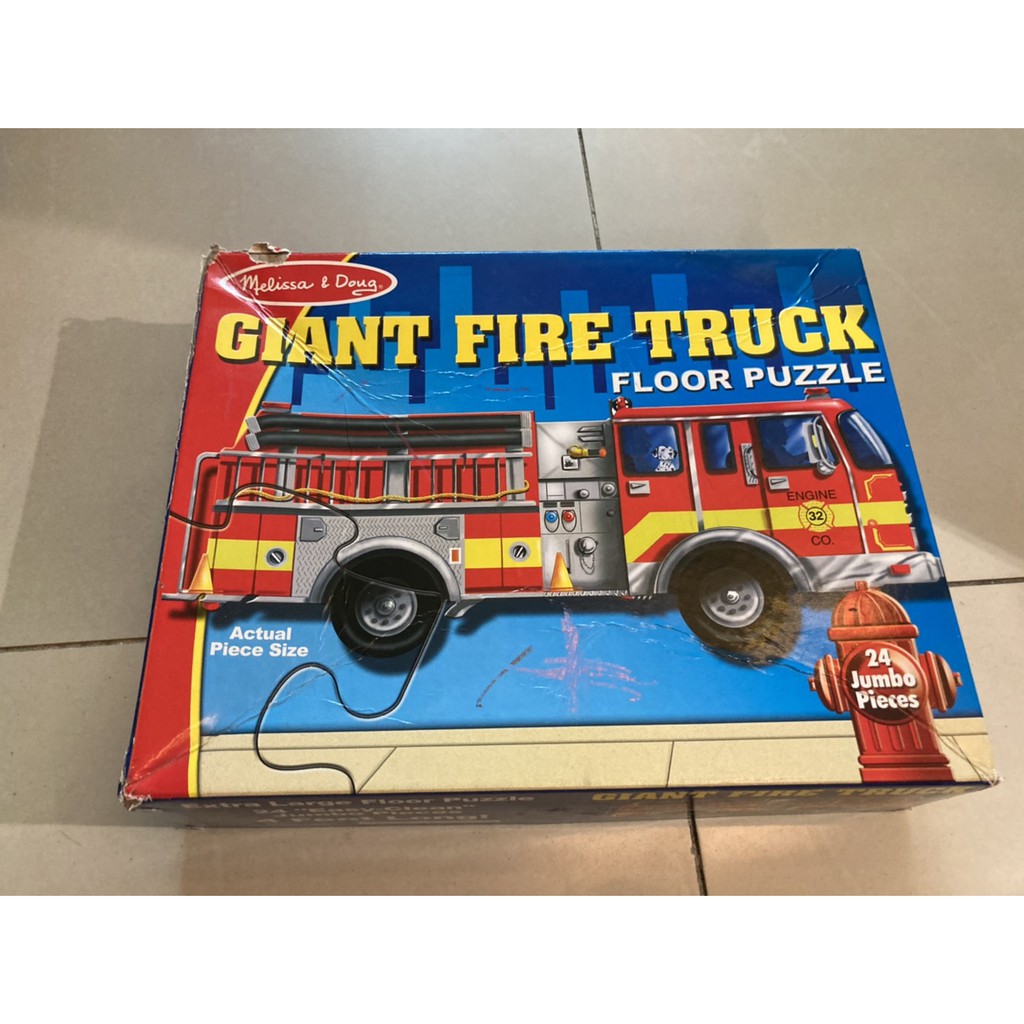 kumon Step3 及 melissa &amp; doug giant fire truck 拼圖