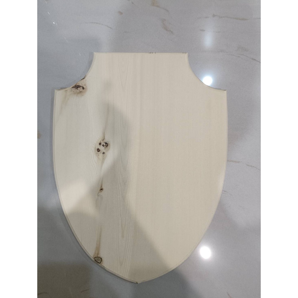 真田工作室 美國檜木 鹿角蕨木板 盾牌造型版 盾牌木板材