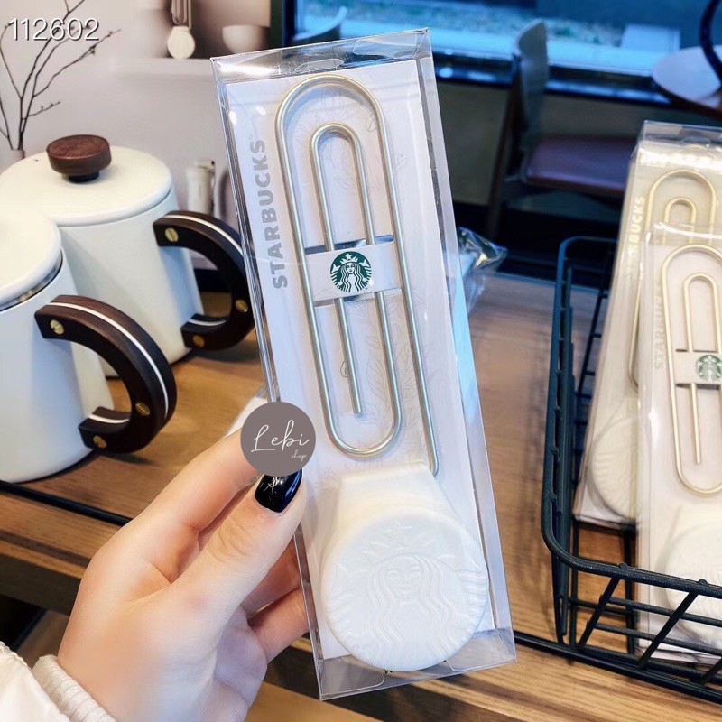 現貨秒出🧡韓國星巴克 迴紋針 咖啡勺 咖啡夾 咖啡匙 2TBSP