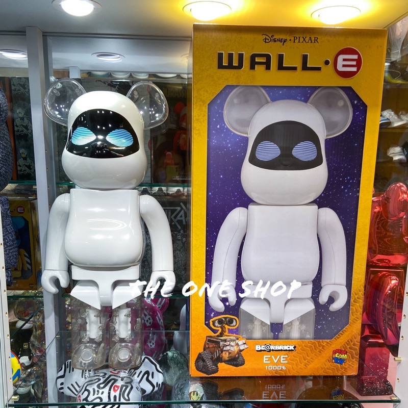TheOneShop BE@RBRICK WALL•E 瓦力 EVE 伊芙 WALL E 庫柏力克熊 1000%