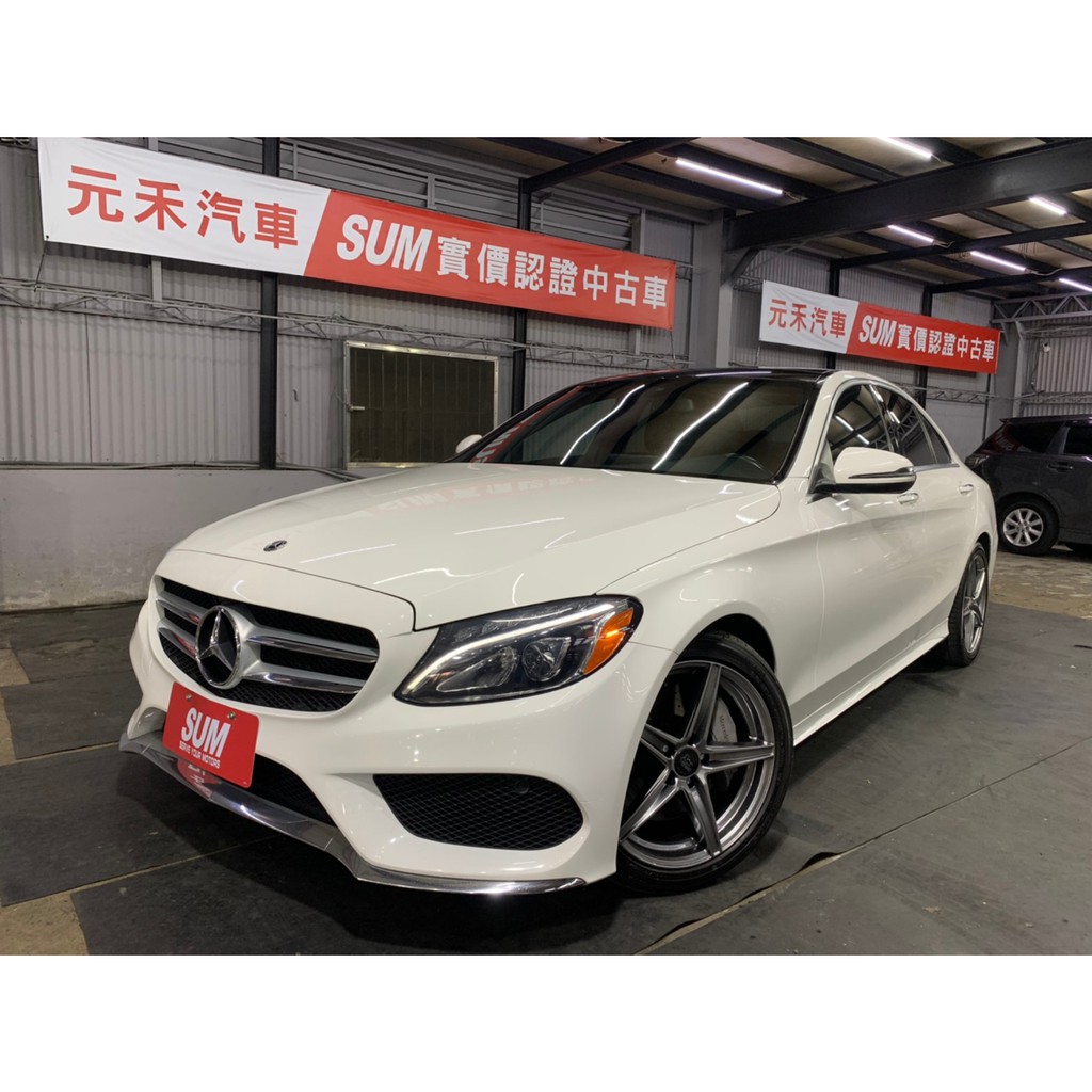 『二手車 中古車買賣』2017 M-Benz C-Class C300 AMG 實價刊登:129.8萬(可小議)