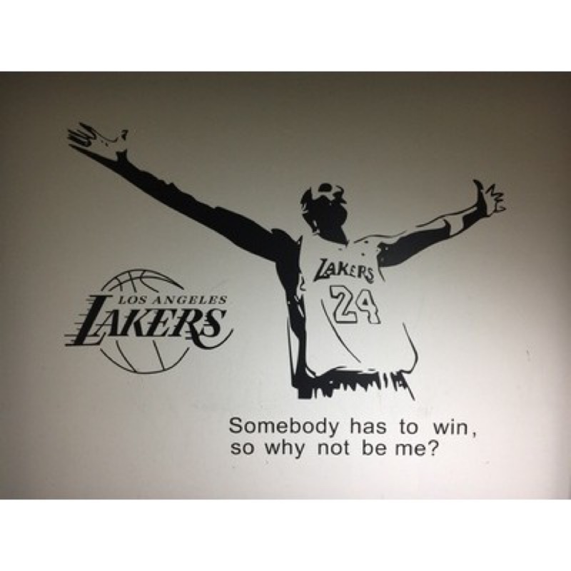 NBA 籃球明星 壁貼 KOBE 湖人 壁貼 客廳房間店面佈置 潮人必備 熱銷 爆款！
