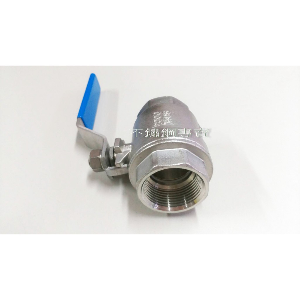 【不鏽鋼專賣】一英吋不鏽鋼大流量球塞閥 不銹鋼球塞閥 1" 316 ST Ball Valve 兩片式球閥 白鐵凡而