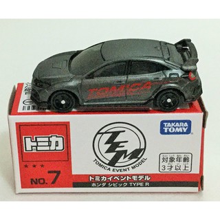 現貨正版TAKARA TOMY TOMICA多美小汽車トミカ博 會場限定版NO.7 Honda CIVIC TYPE R