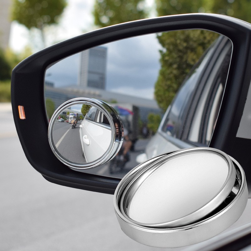 【現貨下殺】汽車後視小圓鏡 凸面廣角鏡 盲點鏡 倒車小圓鏡 可調節360度 輔助鏡