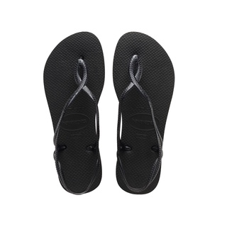 havaianas 哈瓦仕 Luna 拖 鞋 女鞋 黑 41296970090W