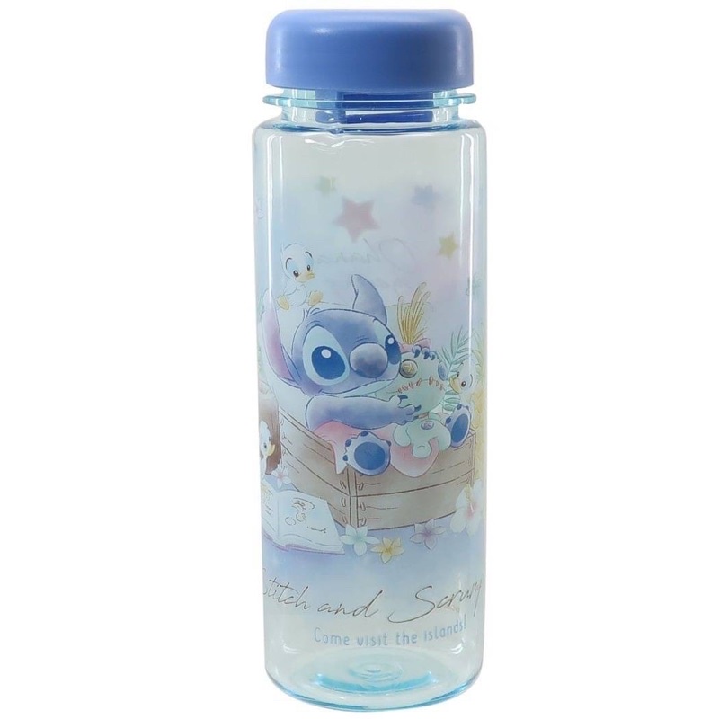 ［翹鬍子］日本 迪士尼 史迪奇 stitch 水壺 運動水壺 透明水瓶 水瓶 480ml