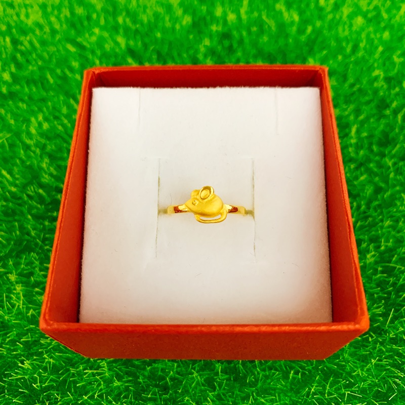 景福珠寶銀樓✨純金✨黃金戒指 老鼠 造型 戒指