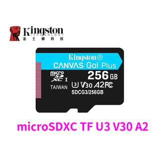 限量 Kingston 金士頓 256G microSDXC TF U3 V30 A2 256GB 記憶卡 SDCG3