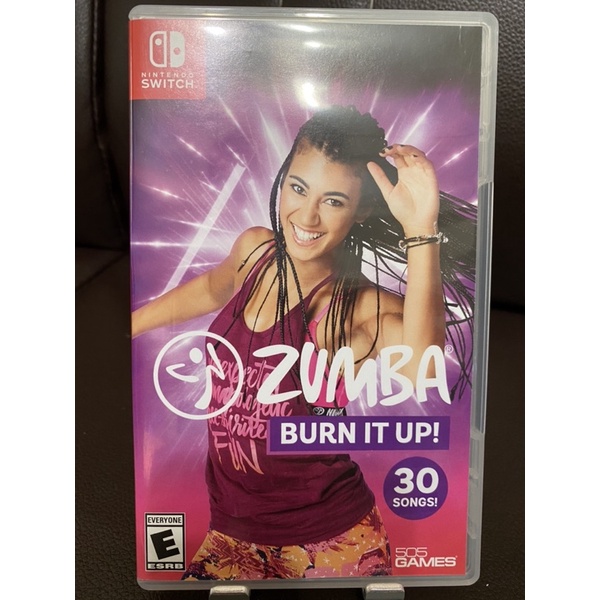 全新現貨 二手近新 實體 NS 尊巴 Zumba : burn it up 中文版 燃脂 減重