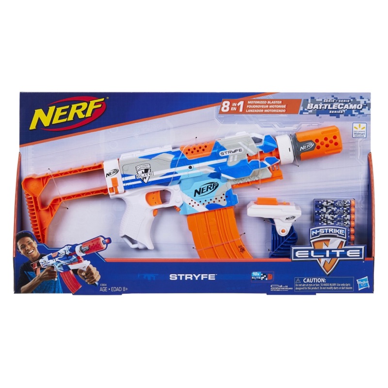 【NERF熊】 Nerf Elite BattleCamo Stryfe 橙機 殲滅者 美國 Walmart 限定