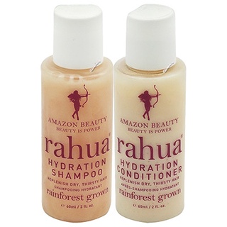 【百貨專櫃der效期品特惠】10/10 rahua 保濕舒緩洗髮精(60ml)+潤髮乳(60ml)