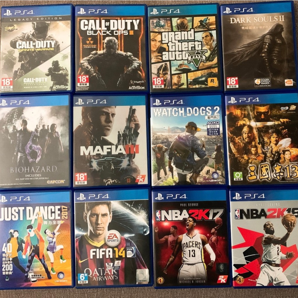 【二手】PS4 遊戲片決勝時刻/黑暗靈魂/DAYS GONE/ Uncharted4秘境探險/末世騎士3/死亡擱淺