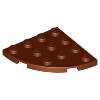 樂高 Lego 紅棕色 4x4 轉角 1/4 圓弧 30565 Reddish Plate Round Corner