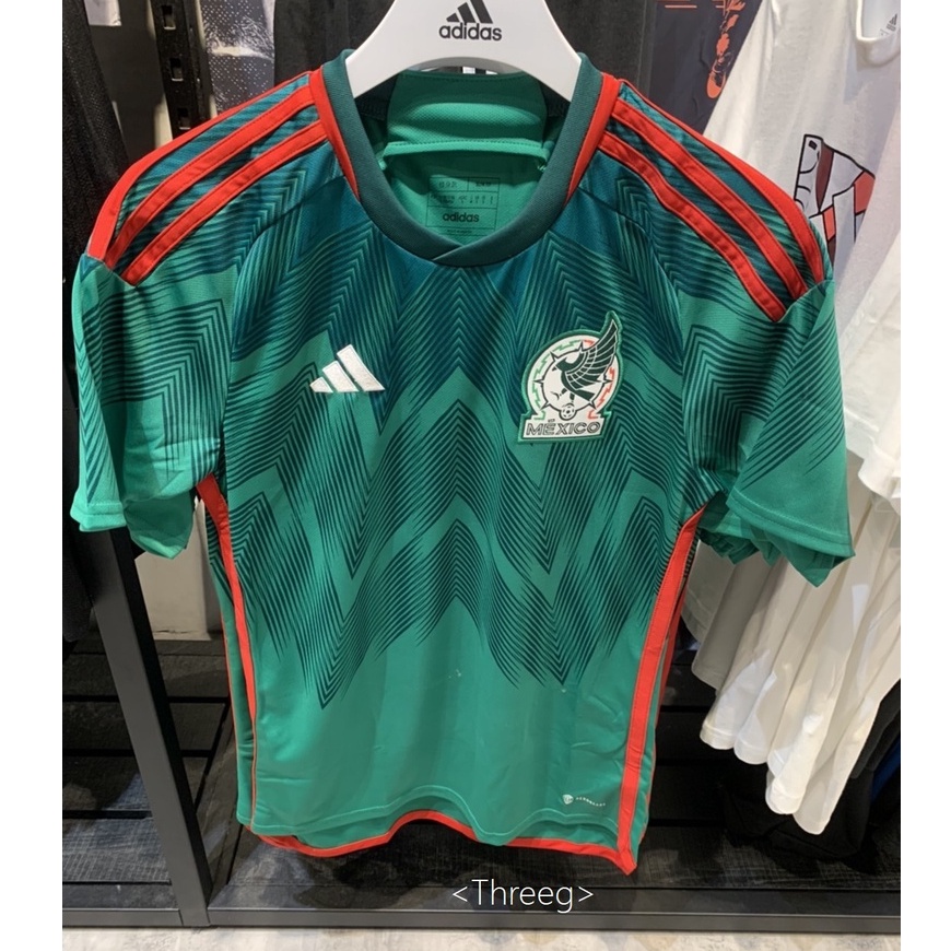🏀ADIDAS MEXICO 墨西哥隊 主場球衣 足球短袖 吸濕排汗 刺繡 綠色 男款 HD6899
