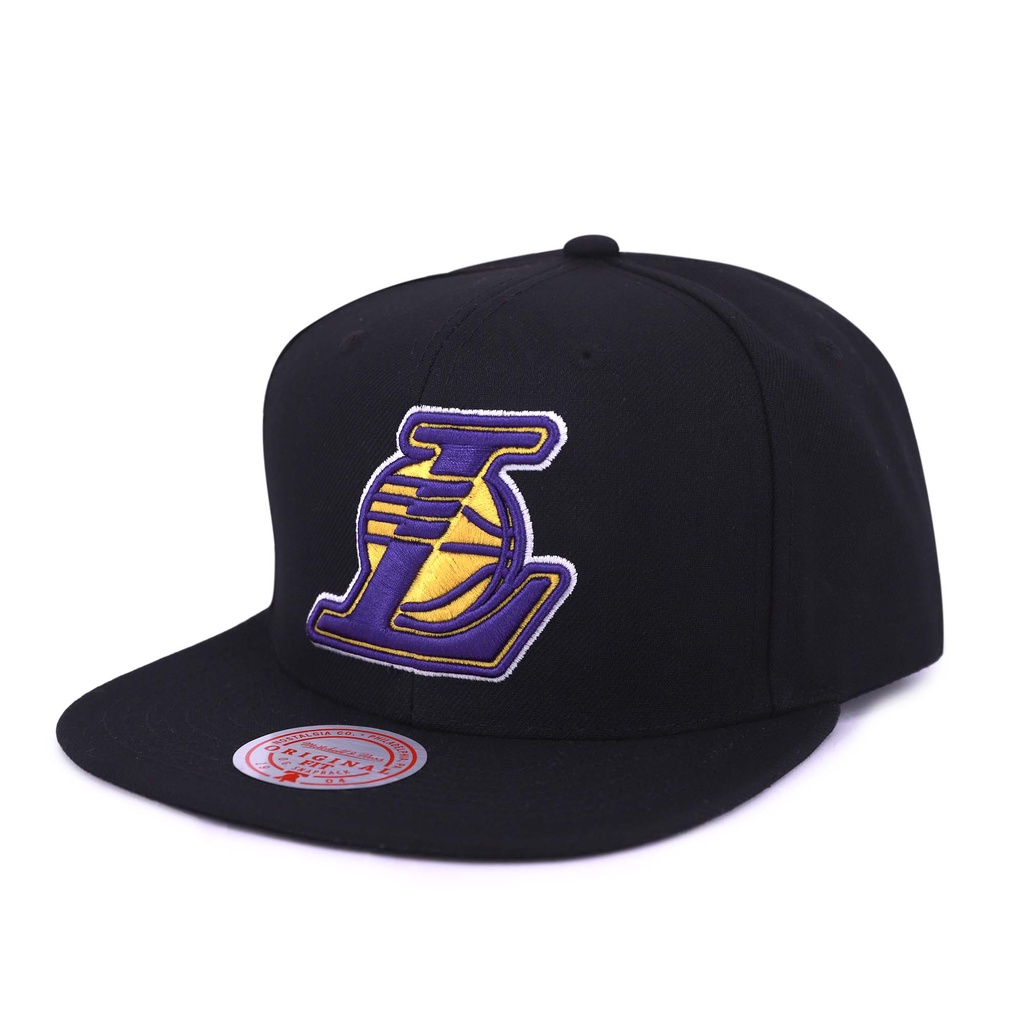 Mitchell & Ness NBA Core Basic Snapback 湖人 黑(logo圖案)