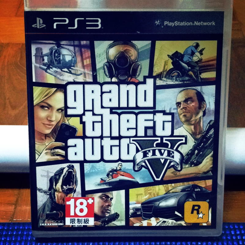 PS3 遊戲片GTA5