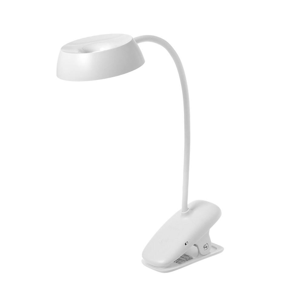 飛利浦 酷皓LED USB充電夾燈 純淨 白色