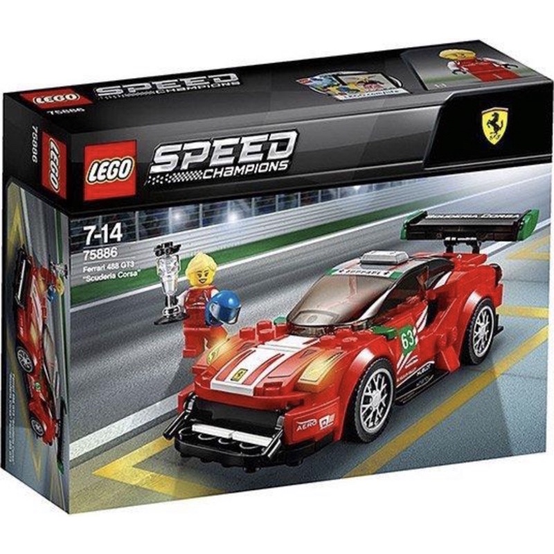 &lt;75886&gt;  LEGO 樂高積木 Speed 賽車系列 Ferrari 488 GT3 Scuderia Corsa
