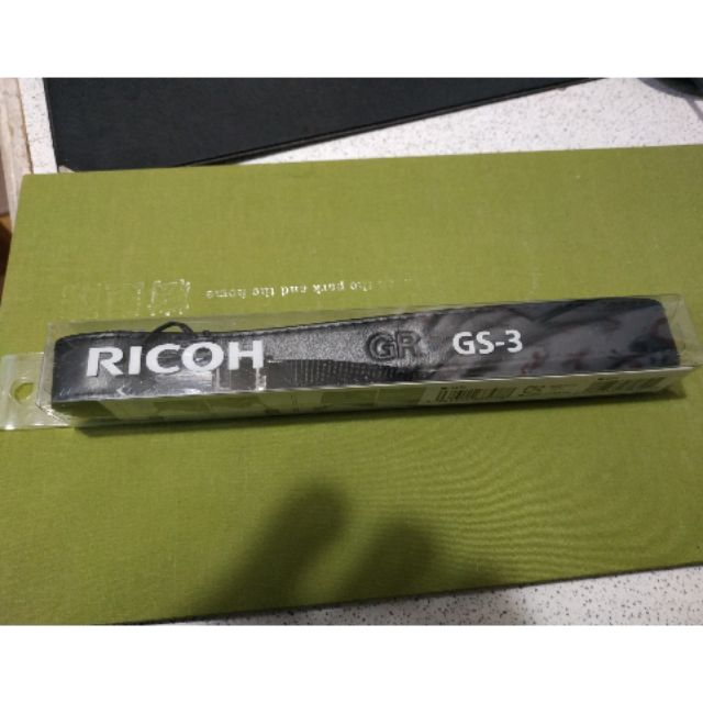 全新 理光 Ricoh GS-3 GS3 原廠皮革背帶 盒裝 GR GR2可用